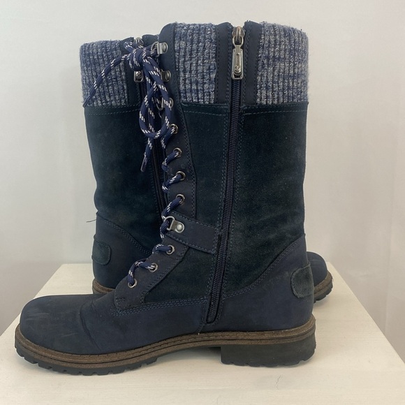 Blondo Blue Suede Boots Waterproof - Picture 2 of 14